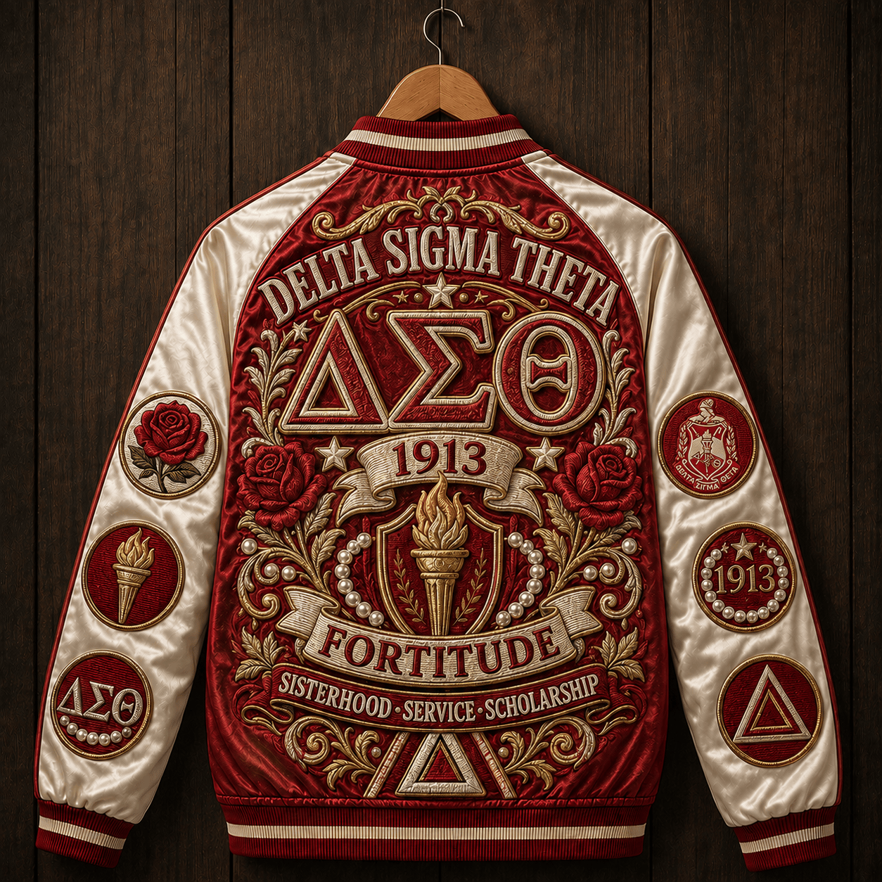 PREMIUM DST SATIN BASEBALL JACKET PDL
