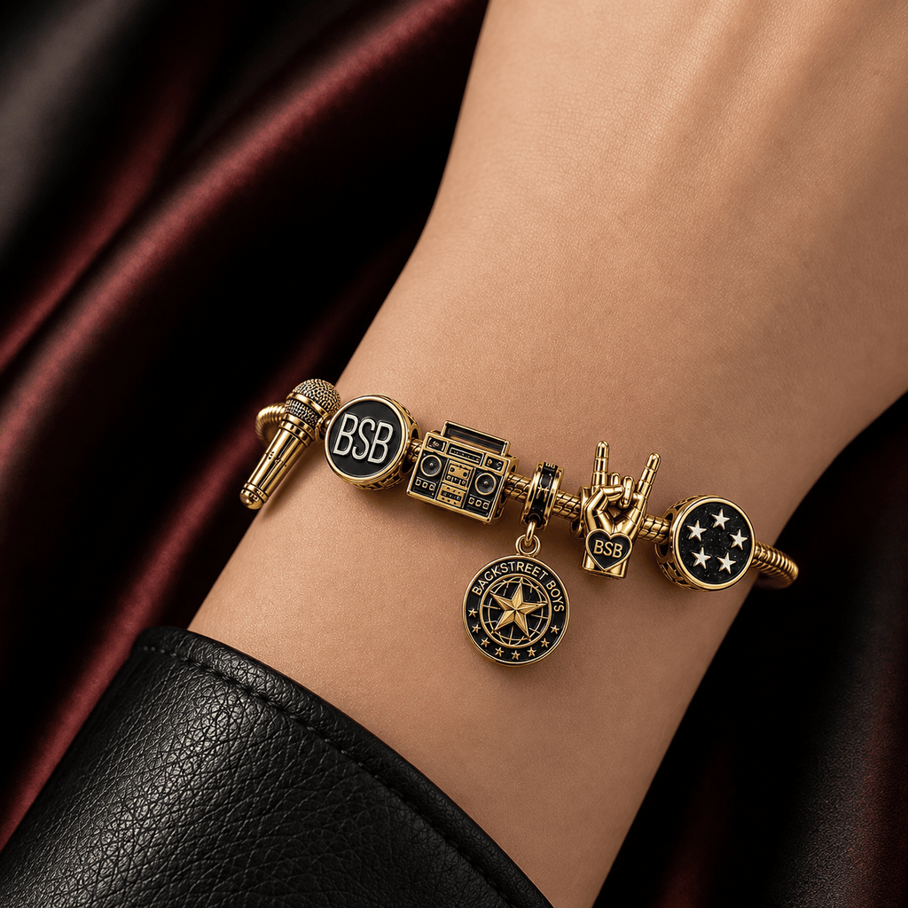 BSBS Gold Charm Bracelet Set PTT