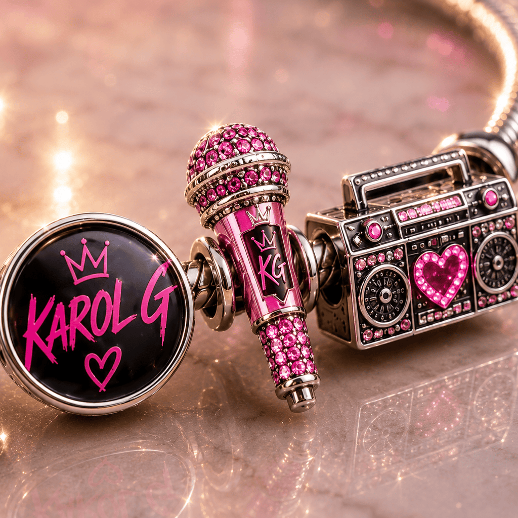 KRG Silver Charm Bracelet Set BMD