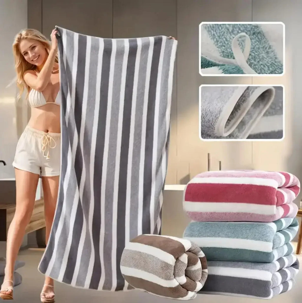 8-Piece Microfiber Towel Set Quick-Drying Absorbent Bath Hand Face Towels Includes 2 Bath Towels 2 Hand Towels 4 Face Towels